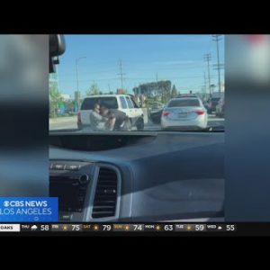 Caught on Digicam: Brawl erupts within the center of San Fernando Valley twin carriageway