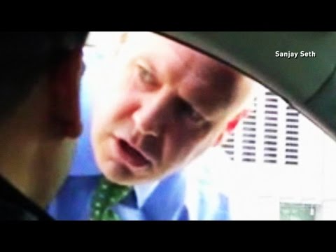 NYPD Cop Yells at Uber Car Driver