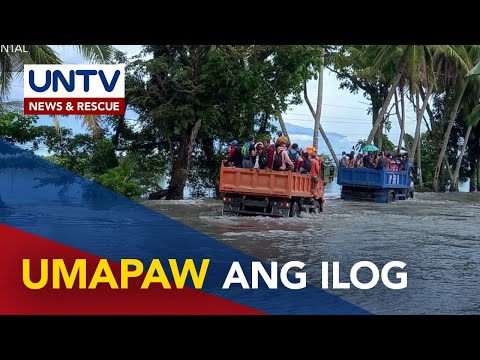 Nautical twin carriageway ng Bucayao Rd. sa Calapan, Or. Mindoro, binaha