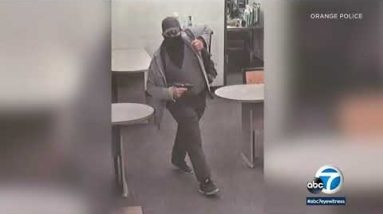 Surveillance video captured suspect in Orange mass shooting interior workplace building | ABC7
