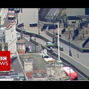 Westminster automotive shatter: Aerial photos of the shatter   – BBC News