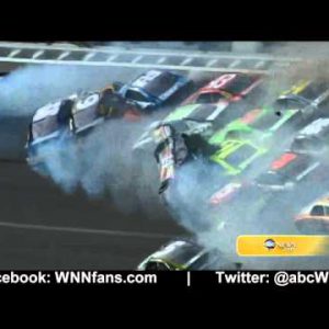 Talladega Rupture Video 2012: Wide 25-Car Pileup