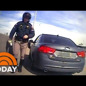 Look: Police Officer Survives Provoking Automobile Crash In Colorado