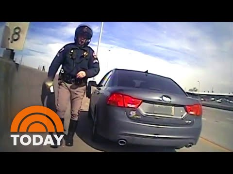 Look: Police Officer Survives Provoking Automobile Crash In Colorado