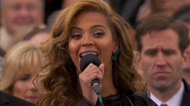 Beyonce Nationwide Anthem at Presidential Inauguration Ceremony 2013 | ABC News