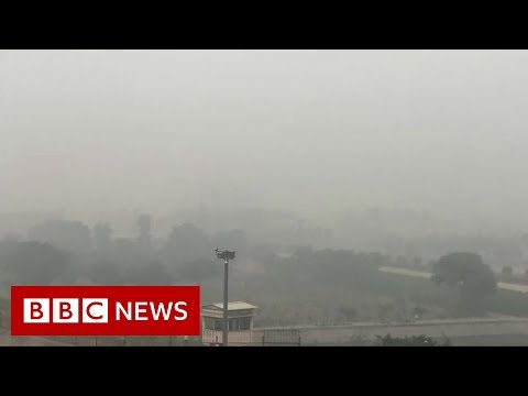 The office commute through Delhi’s lethal smog – BBC News