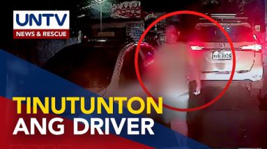 SUV driver na nagkasa ng baril sa twin carriageway rage incident sa Valenzuela Metropolis, hinahanap ng mga pulis