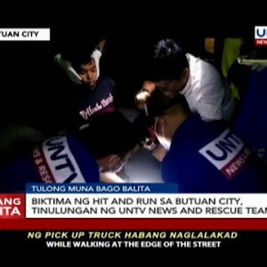 Biktima ng hit and bustle sa Butuan Metropolis, tinulungan ng UNTV News and Rescue
