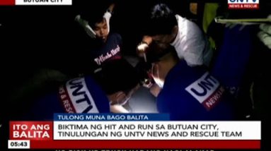 Biktima ng hit and bustle sa Butuan Metropolis, tinulungan ng UNTV News and Rescue