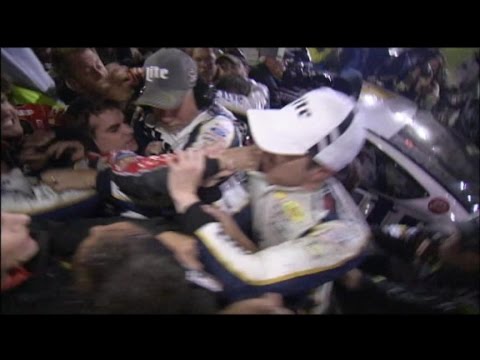 Jeff Gordon and Rival Brad Keslowski Throw Down in NASCAR Brawl