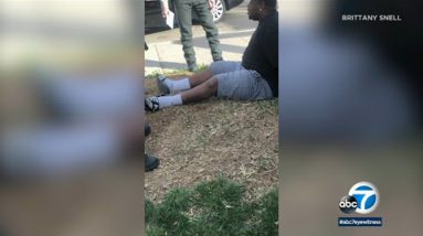 ‘Don’t smash my daddy!’: Video captures boy’s scared response throughout dad’s arrest in IE | ABC7