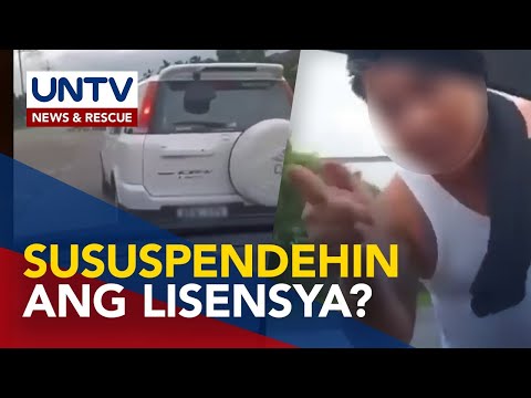 Driver sa Cavite road rage, tukoy na at planong pagpaliwanagin ng LTO