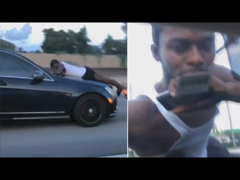911 Call of Man Clinging to Car Hood: ‘Anyone’s Attempting to Decide My Car’