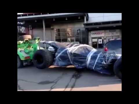 Batmobile towed by police in Moscow | ABC Files