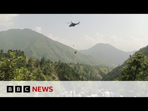 Pakistan cable vehicle rescue below components for eight other folks trapped – BBC Recordsdata