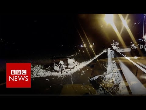 One migrant unnecessary after police sprint smash: meet the survivors – BBC News