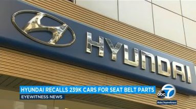 Exploding seat belt parts instantaneous Hyundai to elevate 239,000 cars | ABC7