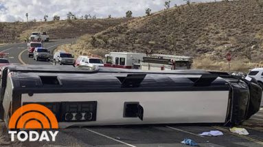 Tour Bus Flips In Arizona, Leaving 1 Ineffective | TODAY