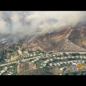 Crews Carry out Ground On Hearth Reach Lake Sherwood In Ventura County