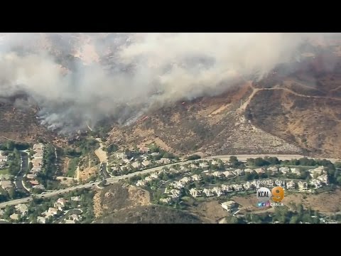 Crews Carry out Ground On Hearth Reach Lake Sherwood In Ventura County