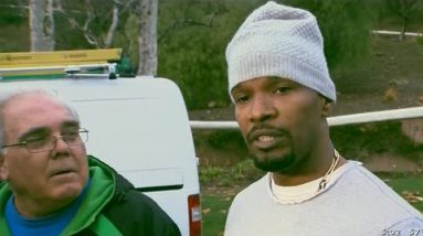 Jamie Foxx rescues driver from burning automobile