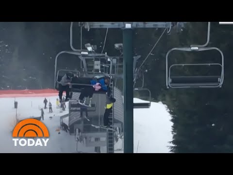 Peer Kids Pull Off Amazing Rescue Of Boy Dangling From Ski Pick | TODAY