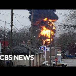 Ohio officers give update on prepare derailment after controlled liberate of chemical compounds | plump video