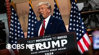 Trump ignores GOP debate on time out to Michigan to convey with autoworkers