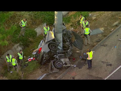 4 killed when vehicle slams into attach pole on 710 Dinky-earn admission to motorway in South Gate | ABC7