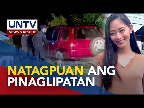 Sasakyang umano’y pinaglipatan sa duguang si Catherine Camilon, natagpuan na