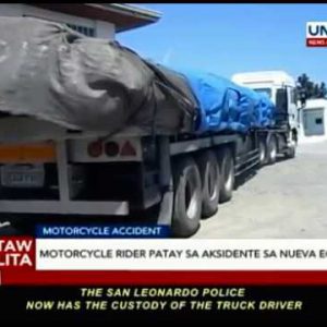 Motorbike rider patay sa aksidente sa Nueva Ecija