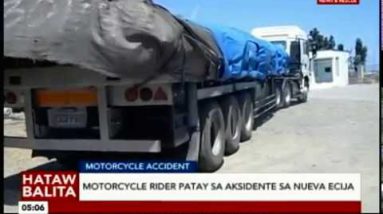 Motorbike rider patay sa aksidente sa Nueva Ecija
