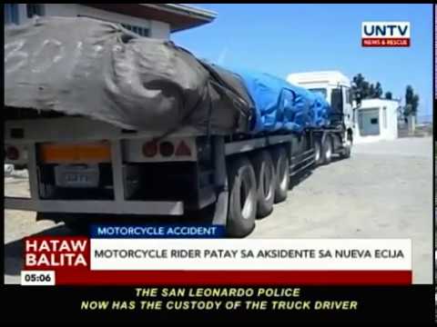 Motorbike rider patay sa aksidente sa Nueva Ecija