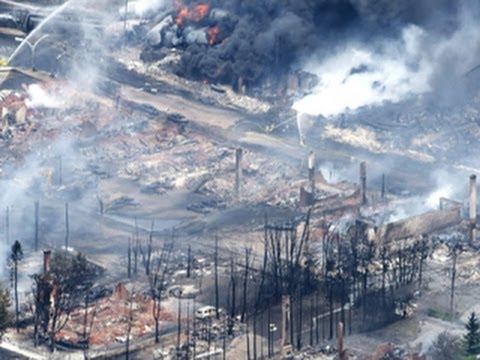 Canadian town devastated by prepare explosion