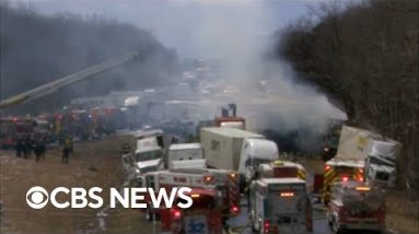 Snow squall causes deadly pileup on Pennsylvania dual carriageway