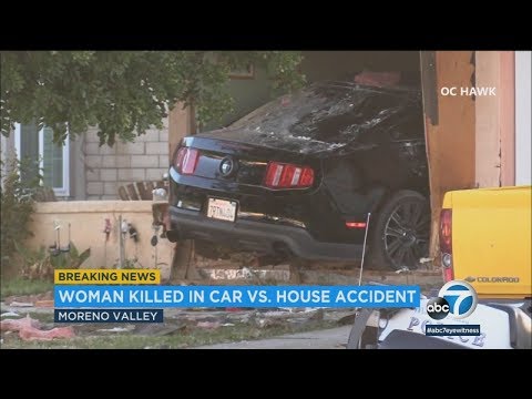 Girl trapped, killed in bedroom after car crashes into Moreno Valley home I ABC7