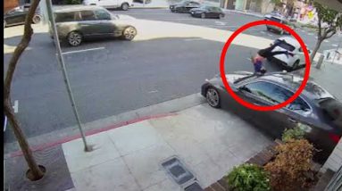 Man hit by automobile in West Hollywood, then robbed in assault caught on video