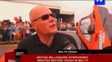 British millionaire interviewed minutes sooner than rupture in Malta