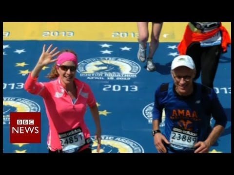 Boston Marathon: Father & daughter on saving lives – BBC Data