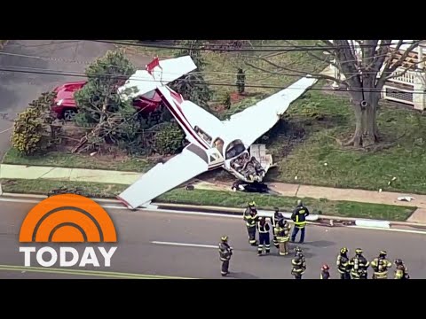 Minute Airplane Crashes In Recent Jersey Neighborhood