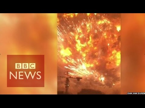 Tianjin explosion video captures misfortune of eyewitnesses – BBC Details