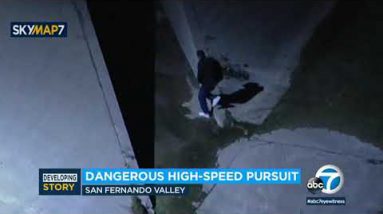 Driver escapes after excessive-scurry police pursuit via San Fernando Valley; search continues | ABC7