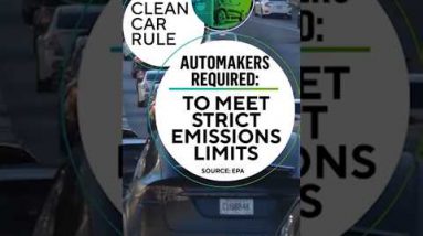 What to grab abut the EPA’s new dapper automobile rule #shorts