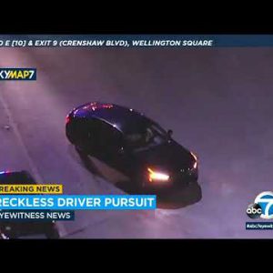 Go ends after driver does donuts, speeds all over LA with bumper placing off | ABC7