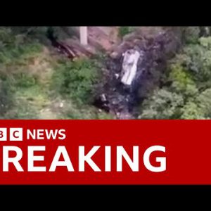 South Africa: forty five killed after bus plunges off bridge in Limpopo | BBC News