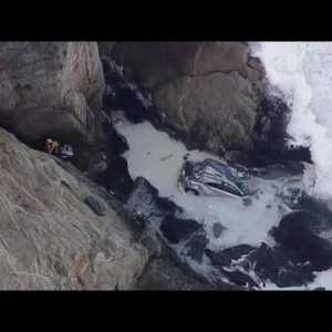 Driver plunges off California cliff, survives without a severe injuries