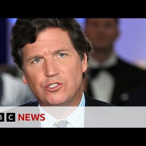 Tucker Carlson breaks silence after Fox News exit – BBC News