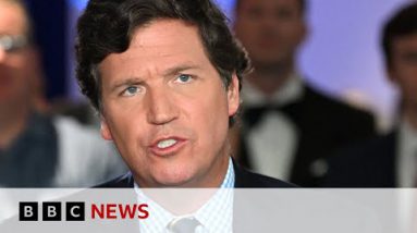 Tucker Carlson breaks silence after Fox News exit – BBC News