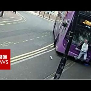 CCTV footage displays man hit by bus in Discovering out – BBC Files