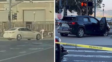 San Francisco Pier 39 shooting: Heart-stopping dashcam video exhibits automobile-to-automobile gun fight